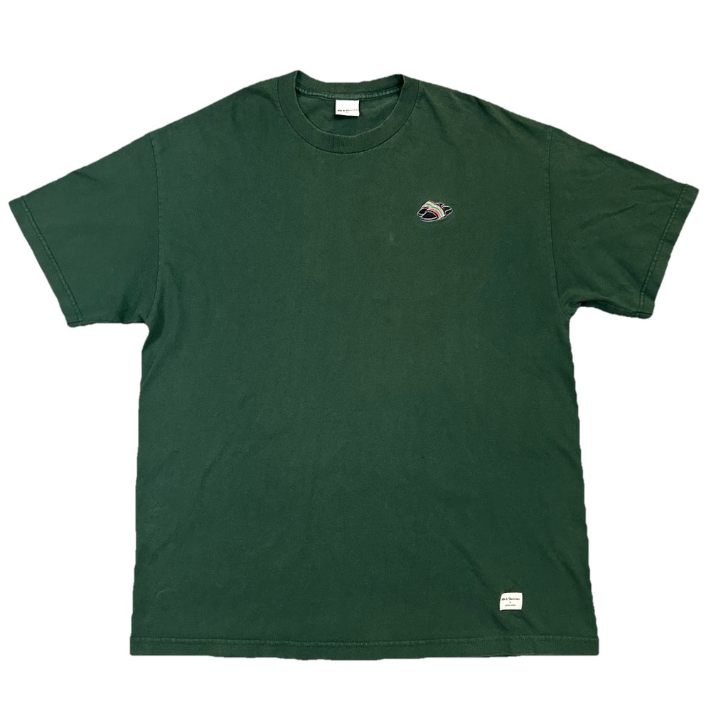 40s & Shorties Flip Flop Green Graphic Shirt Embroidered Logo Streetwear Mens XL